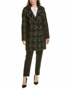 Elie Tahari Shiloh Wool & Alpaca-Blend Coat Women Outerwear