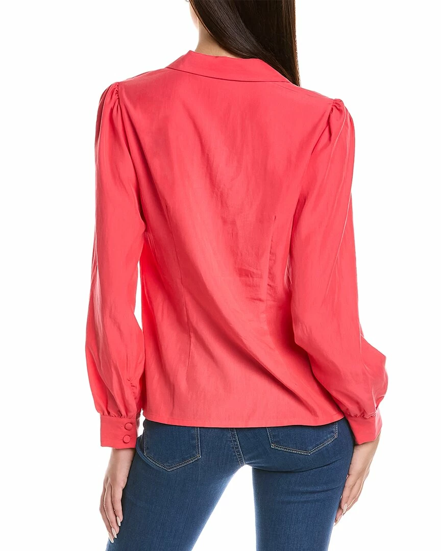 Elie Tahari Lace-Up Collar Shirt Women Tops - Image 2