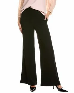 Elie Tahari Wide Leg Crepe Pant Women Pants