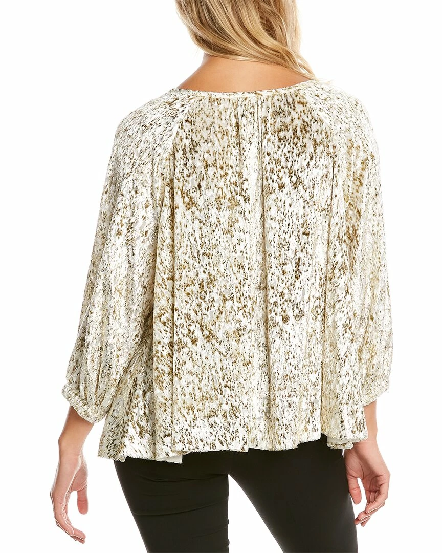 Elie Tahari Keyhole Blouse Women Tops - Image 2
