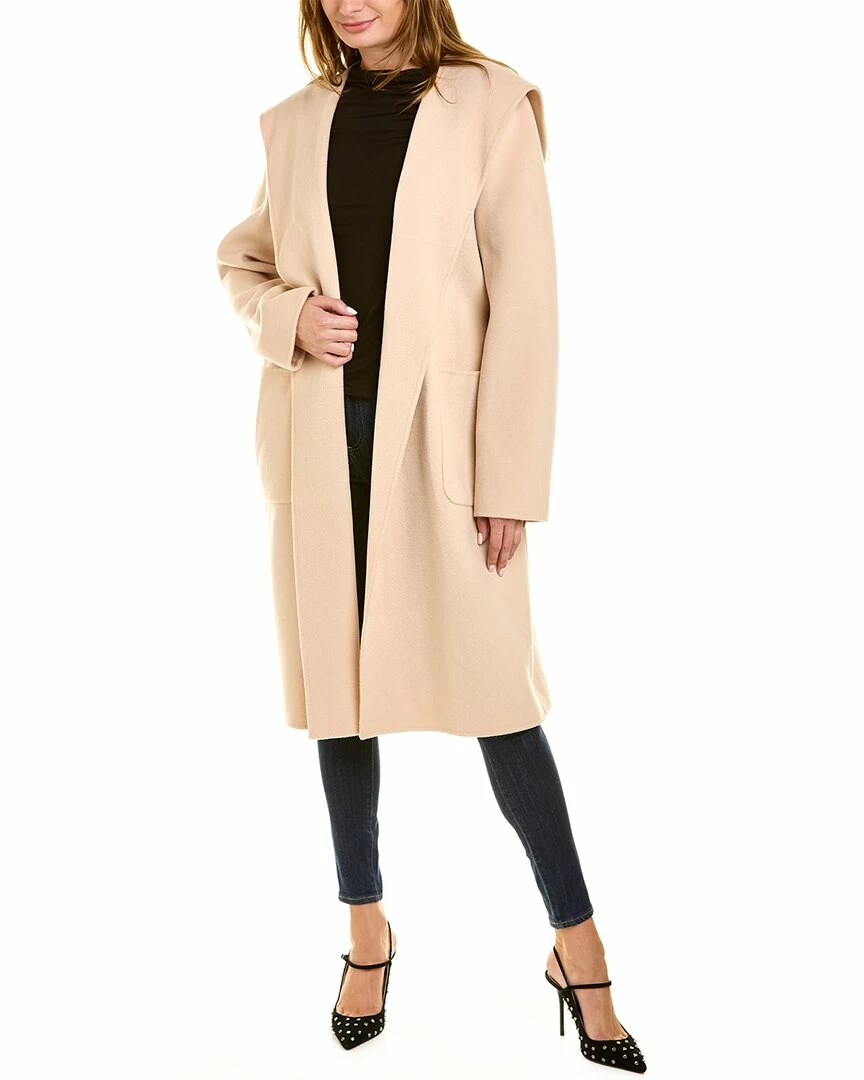 Elie Tahari Shea Wool-Blend Coat Women Outerwear