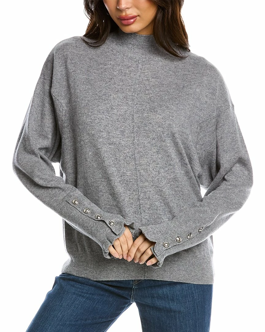 Elie Tahari Mock Neck Cashmere Sweater Women Sweaters & Knits