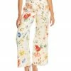 Elie Tahari Wide Leg Linen-Blend Pant Women Pants