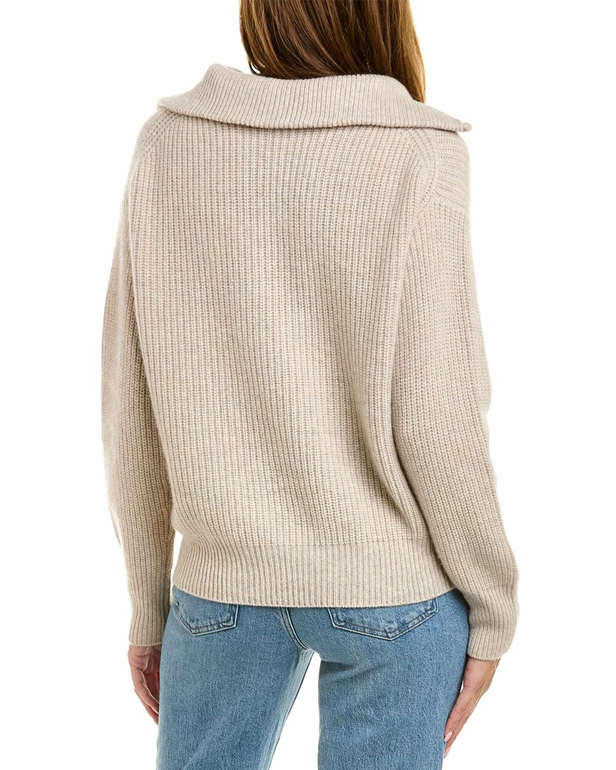 Elie Tahari Oversized 1/2-Zip Cashmere Sweater Women Sweaters & Knits - Image 2
