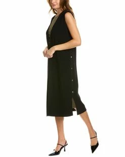 Elie Tahari Midi Length Vest Women Sweaters & Knits