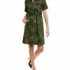 Elie Tahari Belted Shirtdress Women Dresses