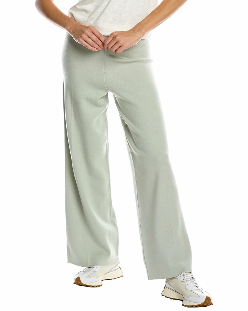 Elie Tahari Wide Leg Wool-Blend Pant Women Pants