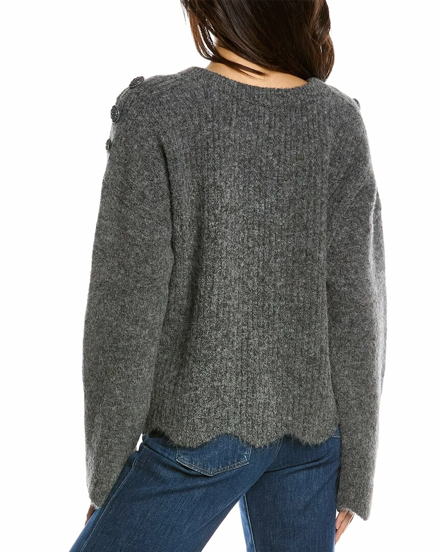 Elie Tahari Dropped-Shoulder Alpaca-Blend Sweater Women Sweaters & Knits - Image 2