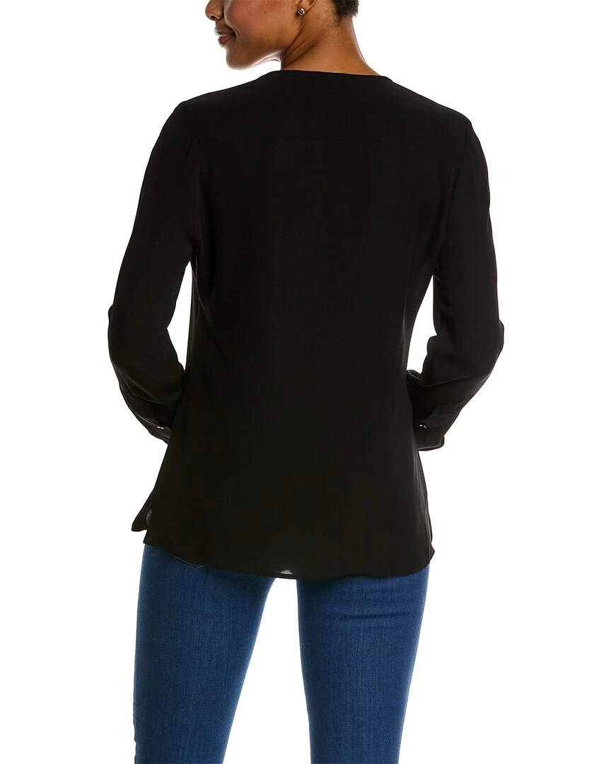 Elie Tahari Origami Silk Shirt Women Tops - Image 2