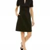 Elie Tahari Keyhole Neck Dress Women Dresses