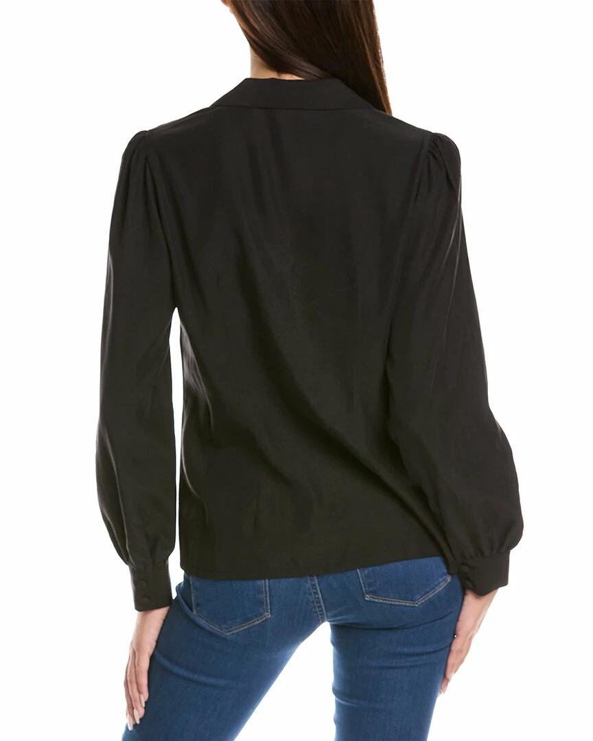 Elie Tahari Lace-Up Collar Shirt Women Tops - Image 2