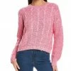 Elie Tahari Cable Knit Pullover Women Sweaters & Knits