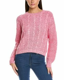 Elie Tahari Cable Knit Pullover Women Sweaters & Knits