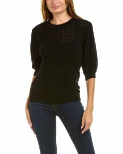 Elie Tahari Balloon Sleeve Sweater Women Sweaters & Knits