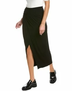 Elie Tahari Knot Midi Skirt Women Skirts