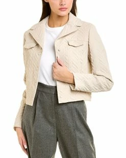 Elie Tahari Jacquard Jacket Women Suits & Separates