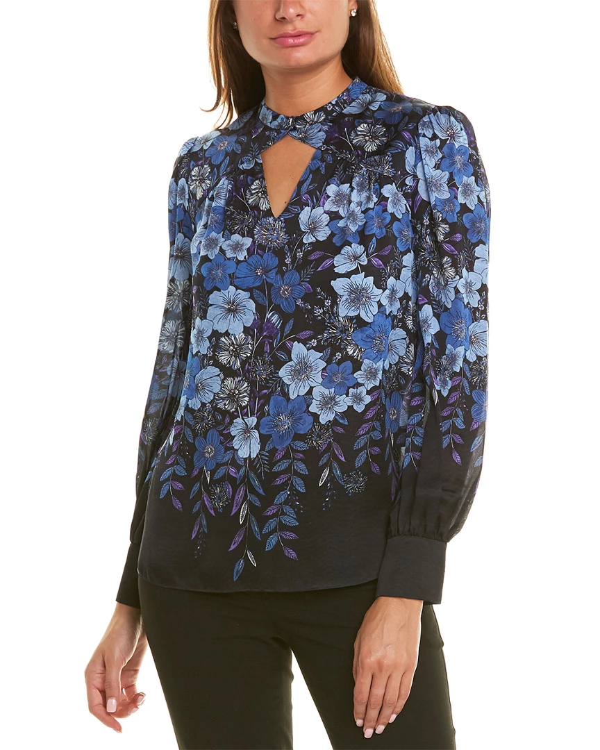 Elie Tahari Siobhan Silk Blouse Women Tops