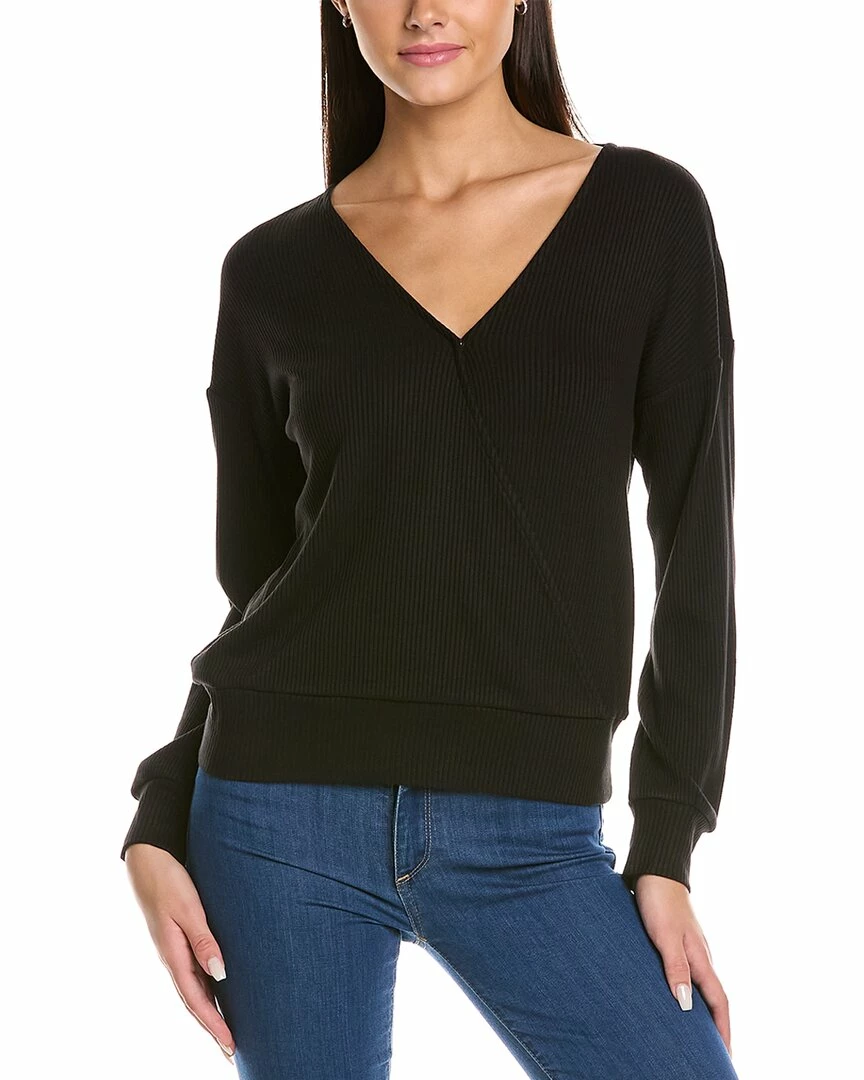 Elie Tahari Surplice Top Women Tops
