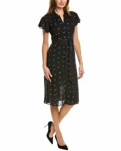 Elie Tahari Dot Shirtdress Women Dresses