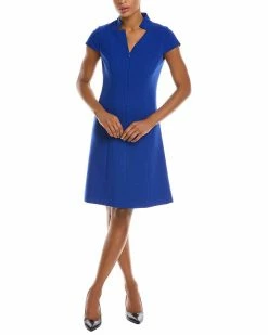 Elie Tahari Architectural Mini Dress Women Dresses