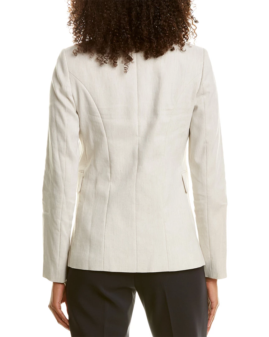 Elie Tahari Jezebel Linen-Blend Jacket Women Suits & Separates - Image 2
