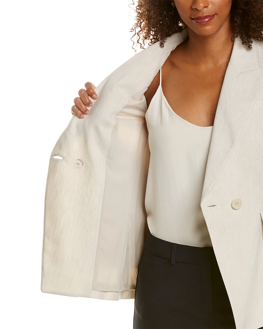 Elie Tahari Jezebel Linen-Blend Jacket Women Suits & Separates - Image 3