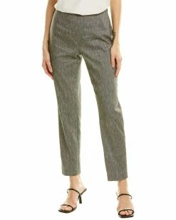 Elie Tahari Marcia Linen-Blend Pant Women Pants