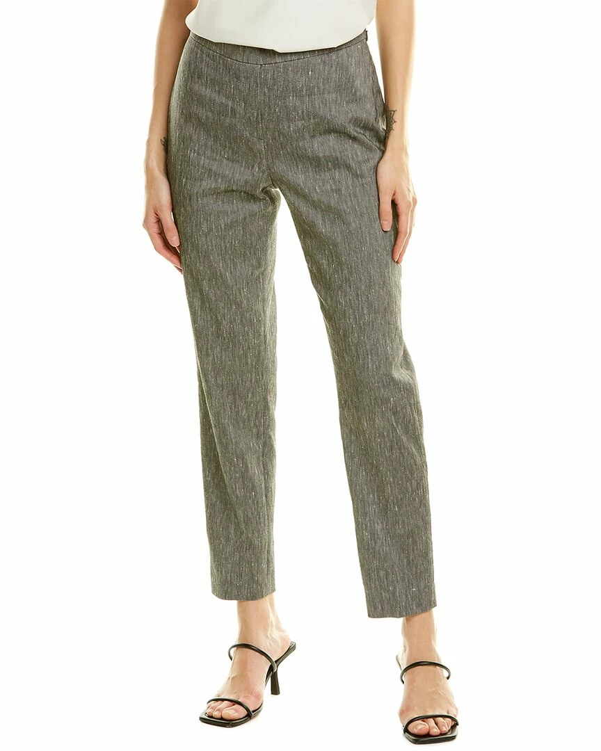Elie Tahari Marcia Linen-Blend Pant Women Pants