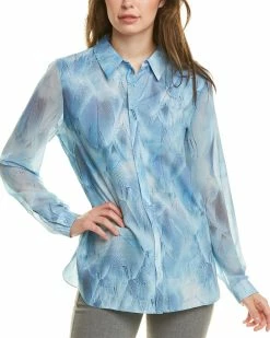 Elie Tahari Martha Blouse Women Tops